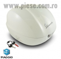 Cutie bagaj originala Vespa Primavera (13-) - Sprint (14-) 50-125-150cc – culoare: alb (white – Monte Bianco 544) – 32 Litri